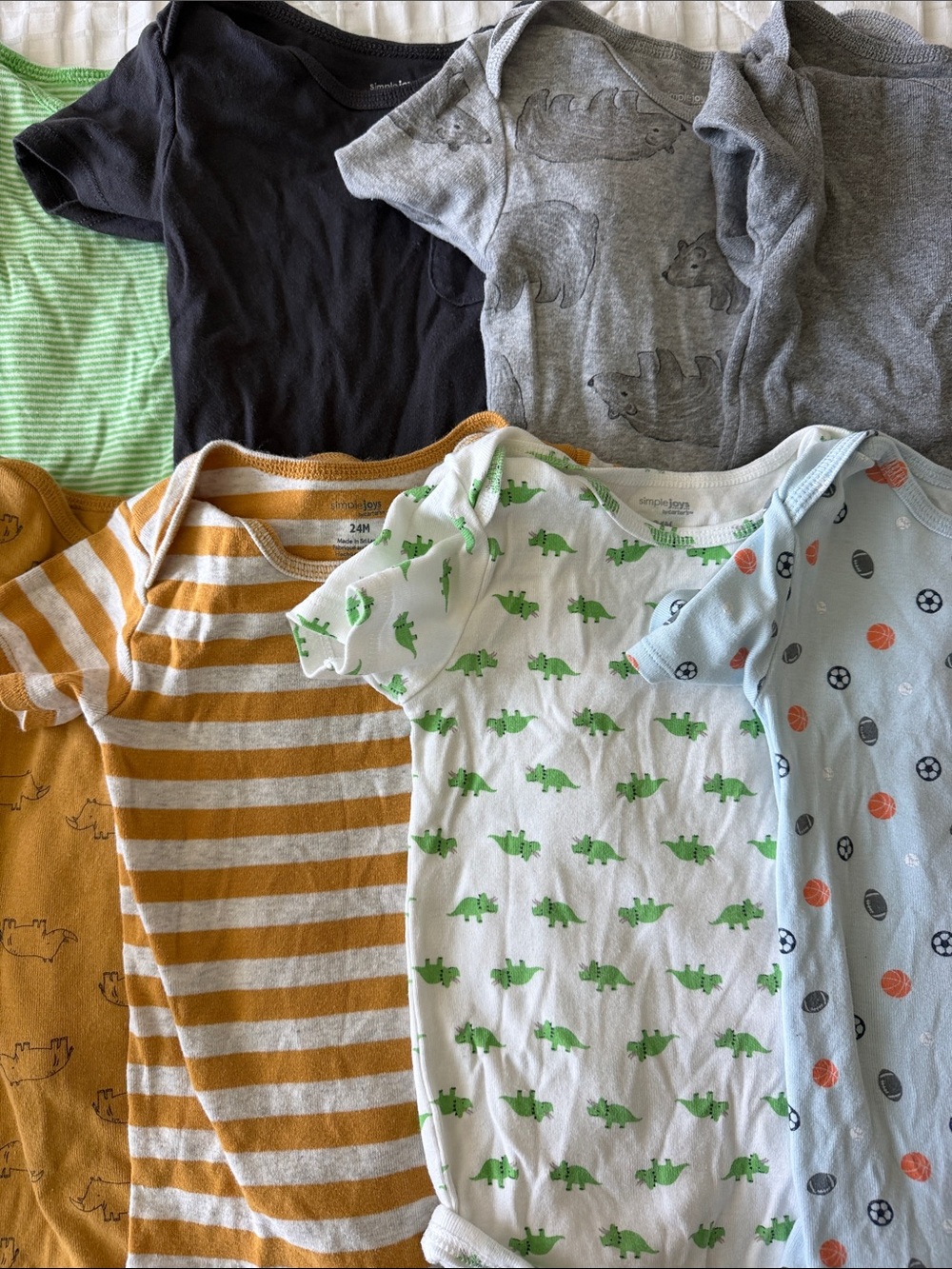 Boys Onesies Pack of 8